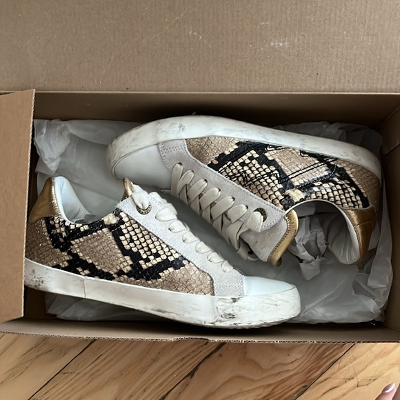 Zadig & Voltaire Python Print Sneakers 36 - Picture 3 of 9